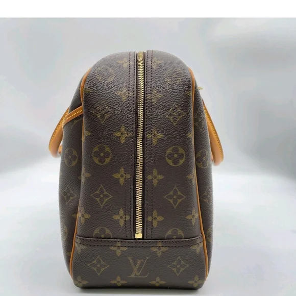 Auth Louis Vuitton Monogram Deauville Handbag W/DustBag - Picture 5 of 16